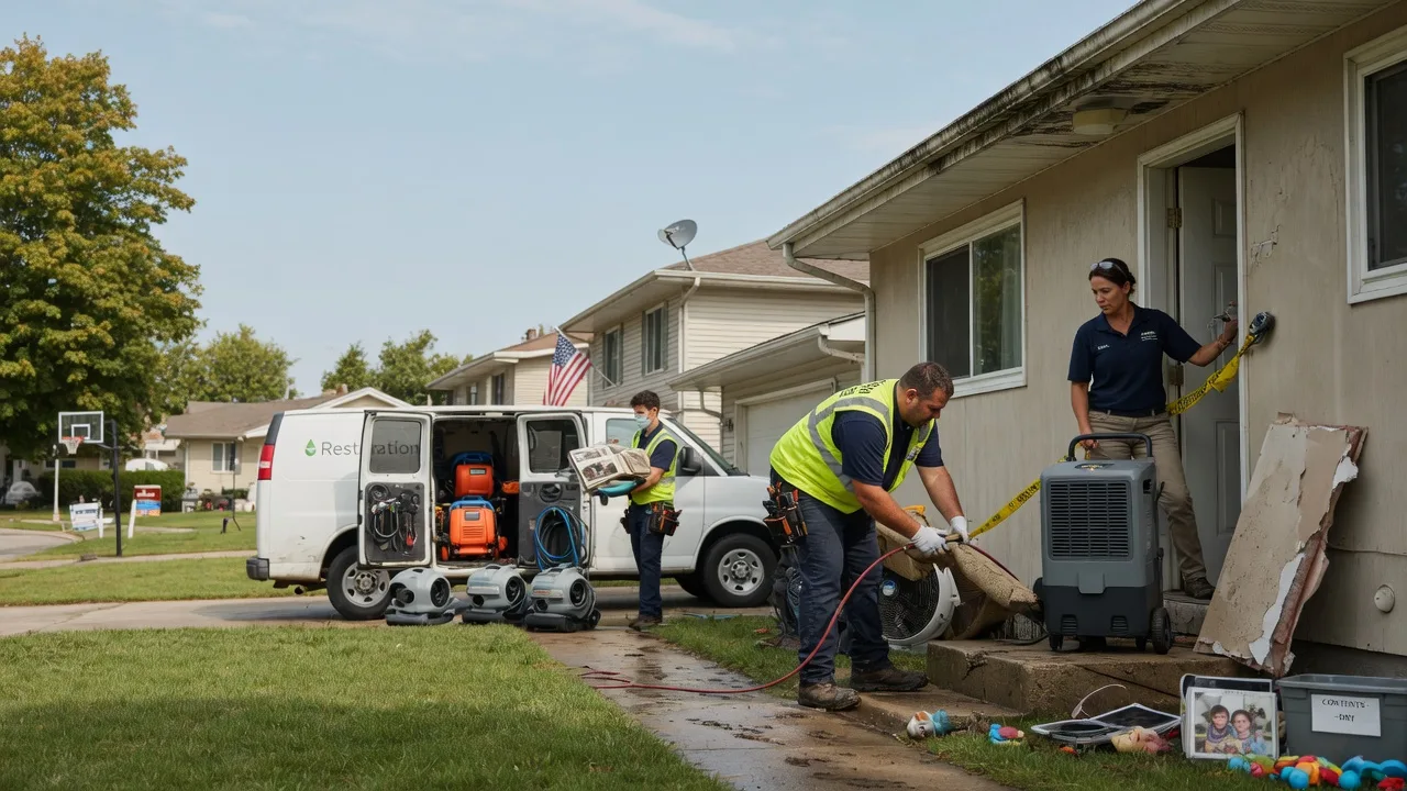 Water Damage Restoration in Shipshewana, IN near me